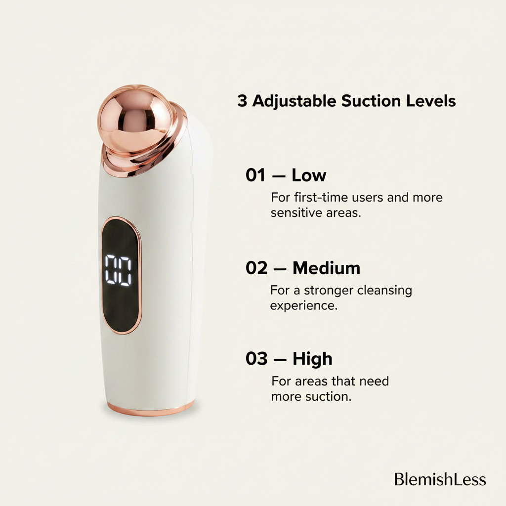 3 Suction Levels