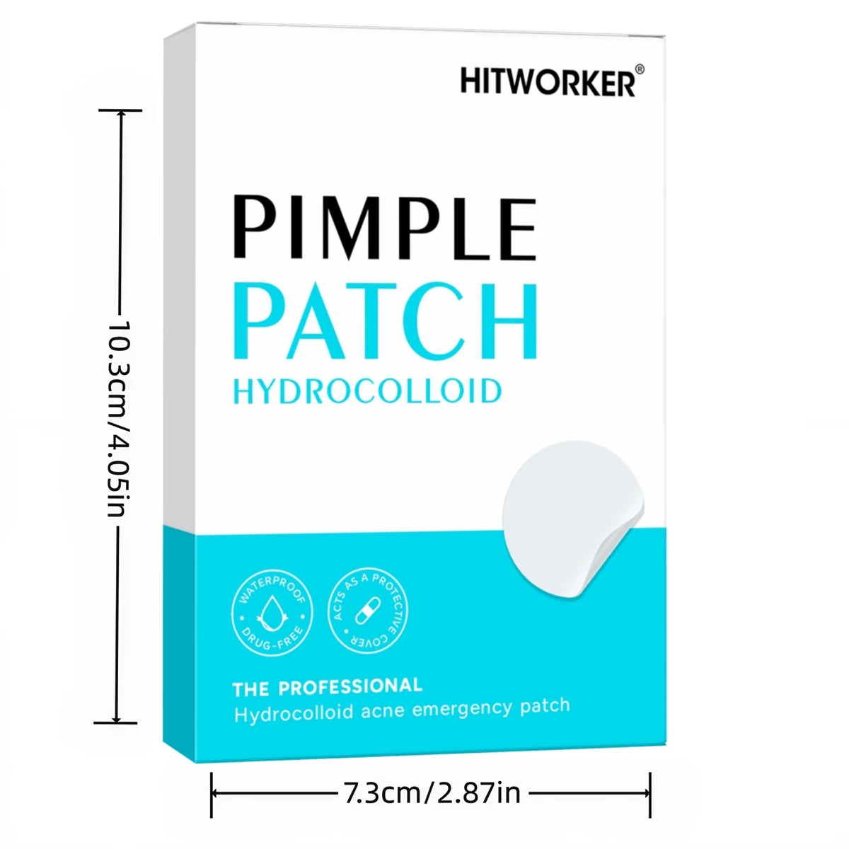 40pcs Day + 12pcs Night Transparent Circle Acne Patches, Covers Spots, Conceals Blemishes, Skin Cleaning Stickers for Fac BlemishLess