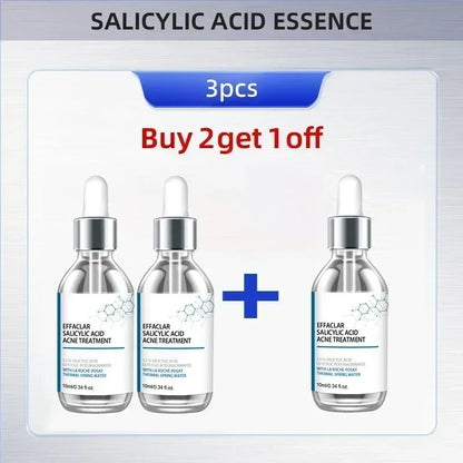 Face Serum Fruit Acid Acne Treatment Oil Control Remove Blackheads Shrink Pores Skin Texture Improve Care