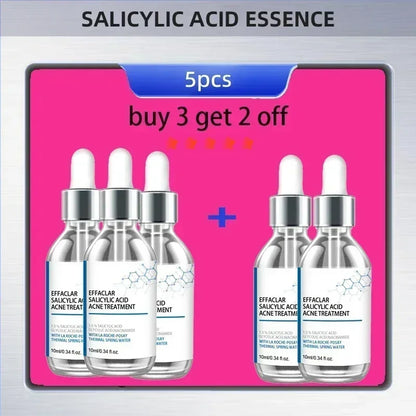 Face Serum Fruit Acid Acne Treatment Oil Control Remove Blackheads Shrink Pores Skin Texture Improve Care