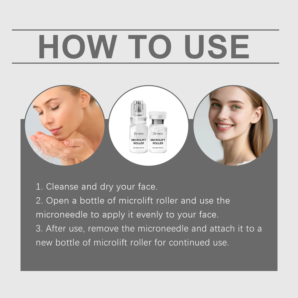 Upgrade Oligopeptide Face Skin Repair Micro Needle Serum Sensitive Skin Moisturizing and Smoothing Hyaluronic Acid Essence BlemishLess