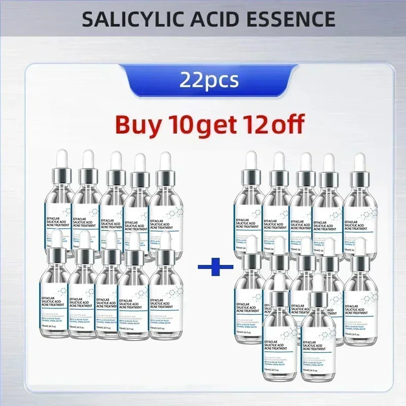 Face Serum Fruit Acid Acne Treatment Oil Control Remove Blackheads Shrink Pores Skin Texture Improve Care
