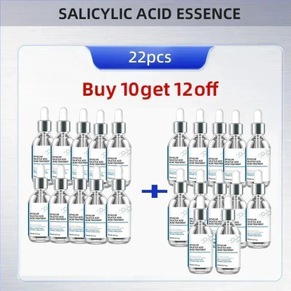 Face Serum Fruit Acid Acne Treatment Oil Control Remove Blackheads Shrink Pores Skin Texture Improve Care