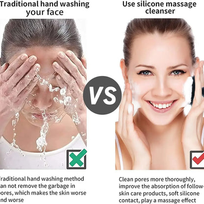 BlemishLess Silicone Face Scrubber – Deep Pore Cleansing Brush BlemishLess