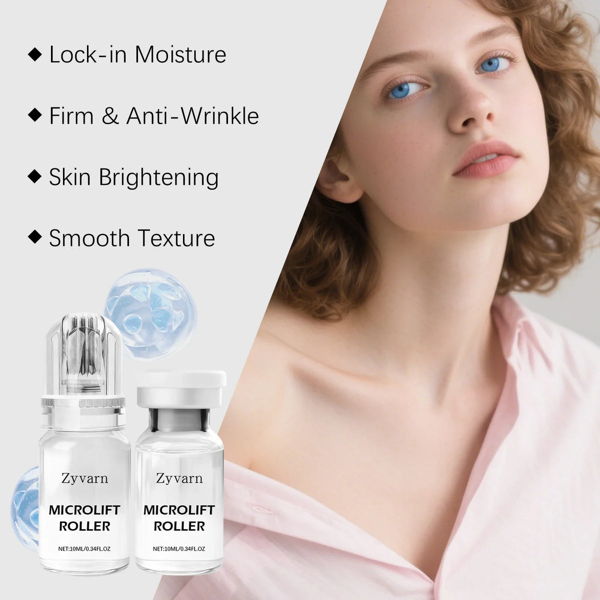 Upgrade Oligopeptide Face Skin Repair Micro Needle Serum Sensitive Skin Moisturizing and Smoothing Hyaluronic Acid Essence BlemishLess